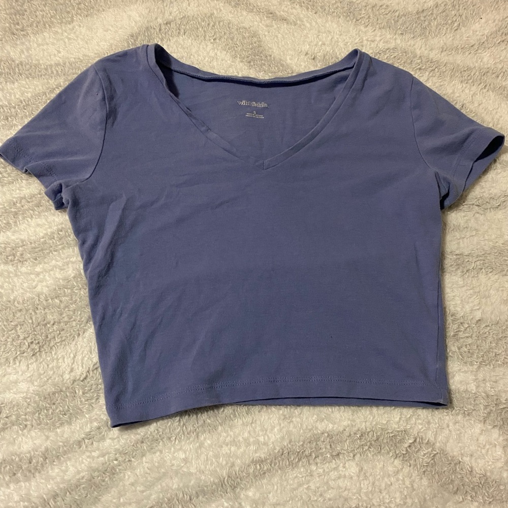 WILD FABLE womens cropped tee